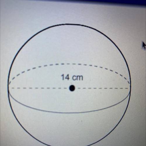 What is the surface area of a sphere with a diameter of 14 cm?

• 98pi cm squared
• 28pi cm square