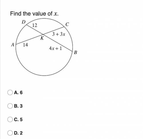 NEED HELP ASAP, find the value of X