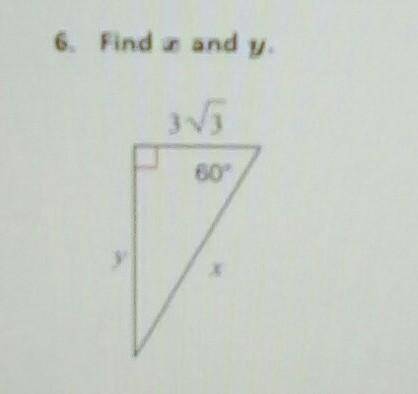 Plz help me find x and y on the triangle big thanks​