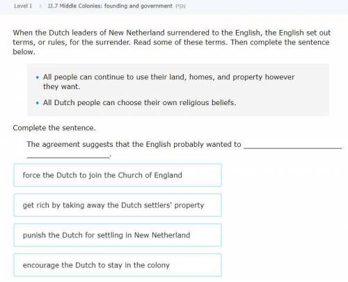 When the Dutch leaders of New Netherland surrendered to the English, the English set out terms, or
