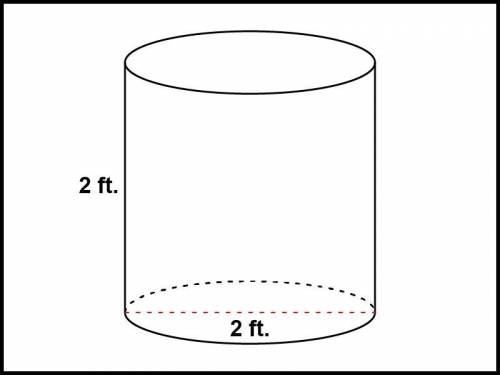 Find the surface area of the cylinder and round to the nearest tenth and its recommended that you u