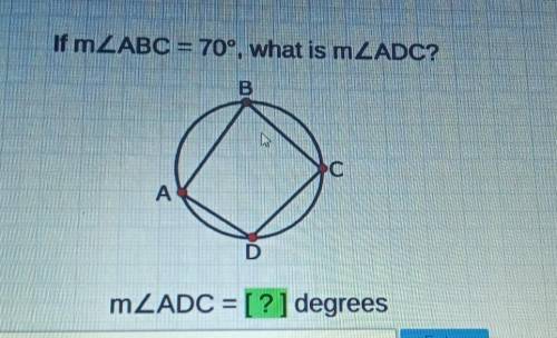 Help???if abc =70 is what is adc ​