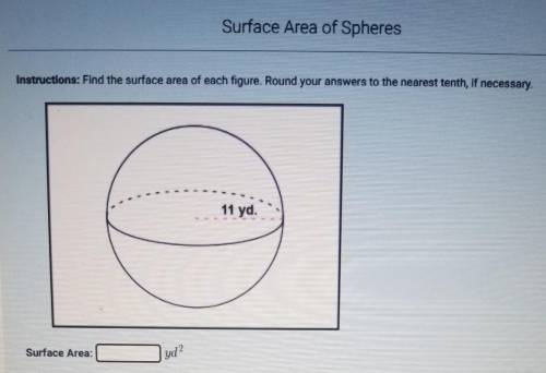 Have one more try REAL ANSWER ONLY

instruction find the surface area of each figure. Round it to