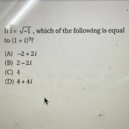 Answer + explanation would be appreciated
