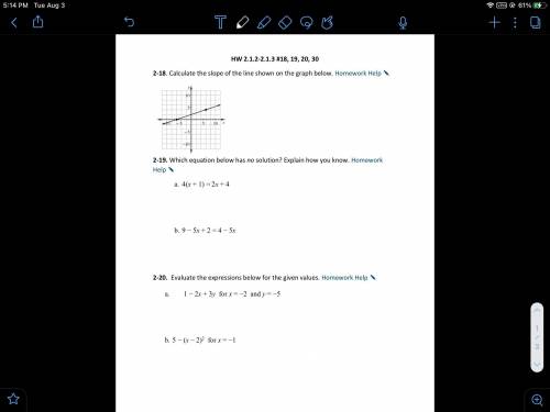 Here are some math problems please show your work