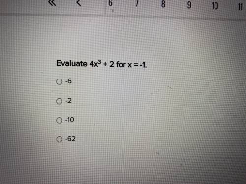 Evaluate Equation Below
Please help!