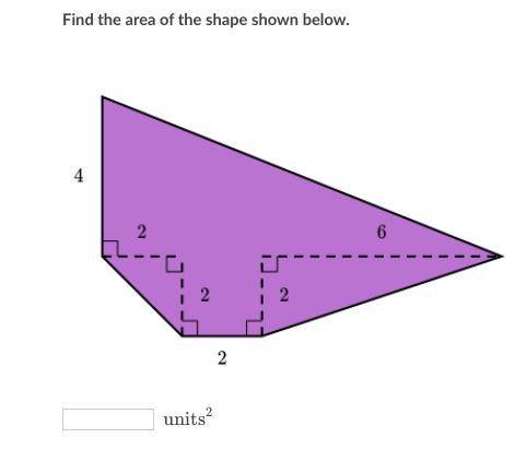 FIND THE AREA OF THE SHAPE BELOW

PLEASE HELP I HAVE BEEN STUCK ON THIS FOREVERRRR!!
THANK YOU