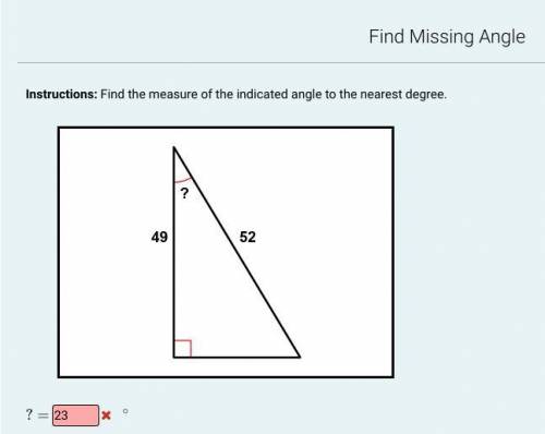 I need help ASAP!! Finding the angle Please help me
