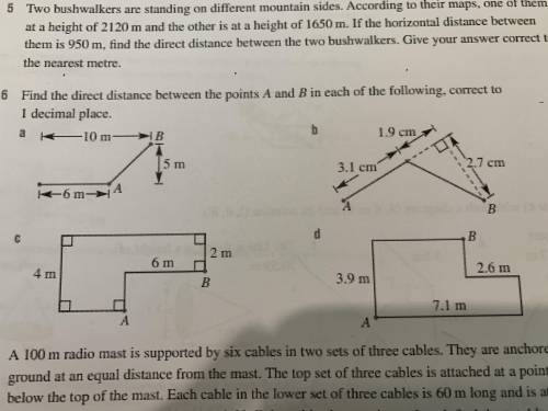 Please help with question 6.
A,b,c and d