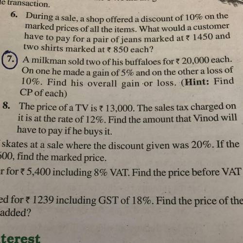Hello.can anybody solve q7? I’m having a hard time solving it.thx in advance