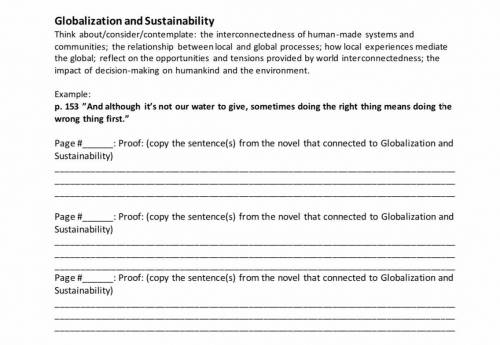 List 3 quotes (with page numbers) that show Globalization and Sustainability in, Dry by Neal Shuste