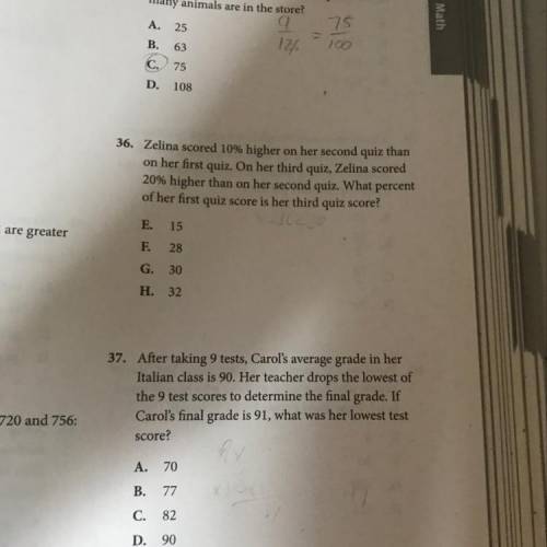 Help in 36 and 37 pls