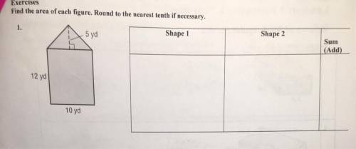 Find the area of each figure. Round to the nearest tenth if necessary.