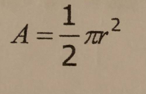 Solve each equation for the indicated variable. Solve for pi.