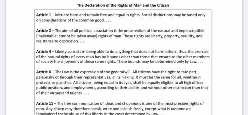 Identify the author’s point of view concerning the rights of citizens?