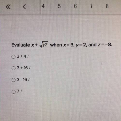 Evaluate the equation