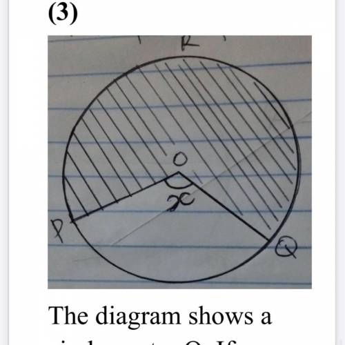 If

, the diameter of the circle is 7cm
and the area of the shaded portion is 27.5m^2
, find, corr