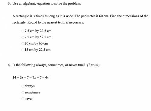 2 math questions on solving equations