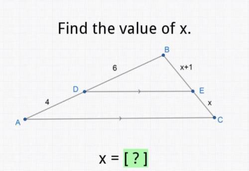 Find the Value of X
(please don't just give me a fake answer)