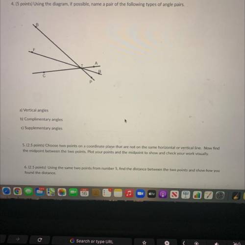 Please help with questions 4,5 and 6!
