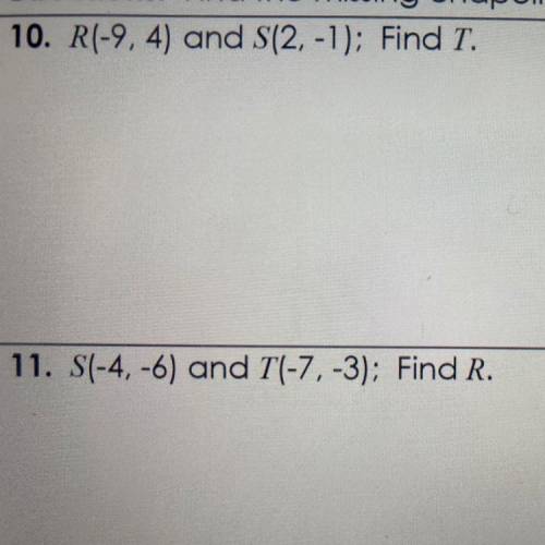 HELP! MIDPOINT PROBLEM! (S is the Midpoint!)