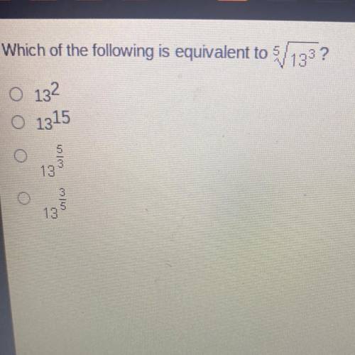 Which of the following is equivalent to?
