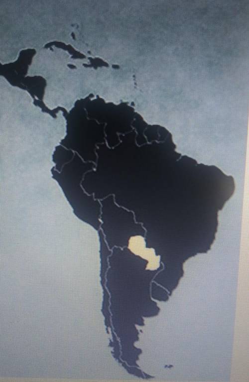 Look at the map and choose the correct option with the country indicated on the map.

O Colombia O