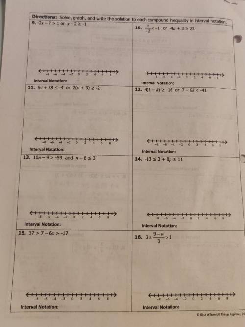 Algebra 2 unit 1 homework 5!!! help plz ​