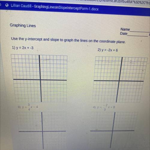 Graphing lines. Help me with this please!