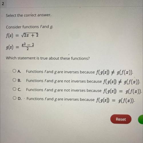 HELP! consider the functions f and g