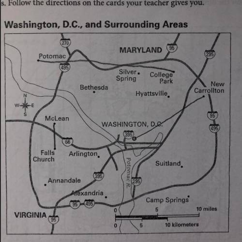 Find the distance between Washington DC and new Carrollton