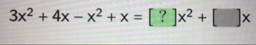 Simplify the following expression
by combining like terms.