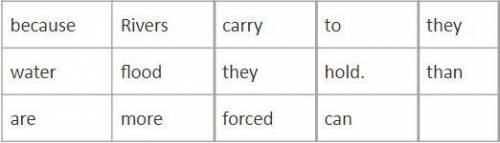 Put these words in the correct order to form a sentence.