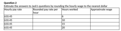 Rounding the hourly wage to the nearest dollar