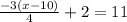 \frac{-3(x-10)}{4}+2=11