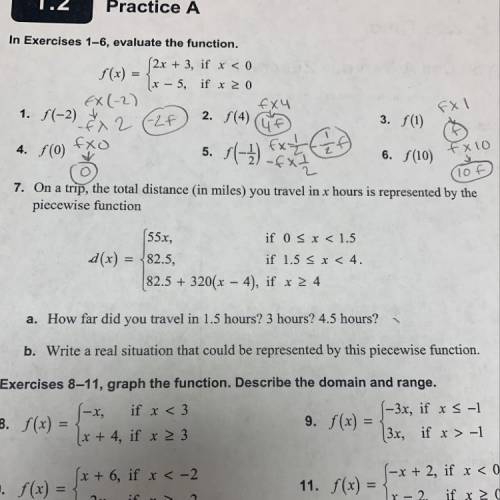 EVALUATING FUNCTION MATH EASY QUESTION ! GIVING BRAINLIEST IF CORRECT! ANSWER NUMBER SEVEN!