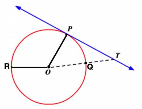 The area of the circle is 64π . If angle POQ is 60 degrees. Find the length of Arc PQ. (leave answe