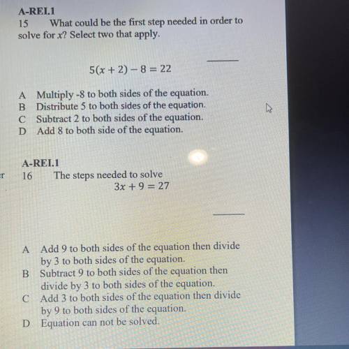 Please help with me #15 and #16