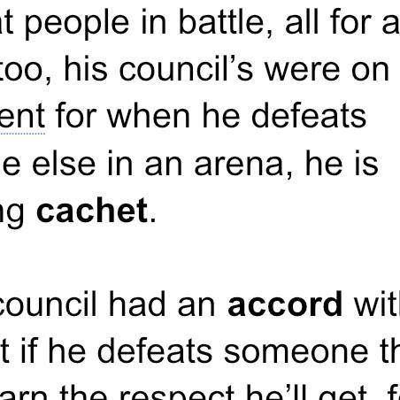 What does “cachet & accord mean?” (Again: I didn’t have time to research got distracted)