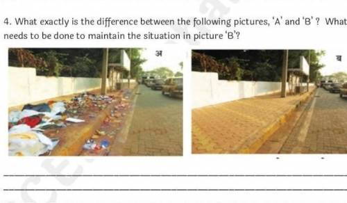 what exactly is a different in following pictures A and B and need to be done to maintain the situa
