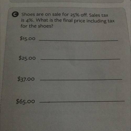 What is the final price including tax for the shoes?