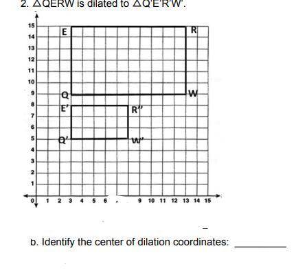 What is the center of dilation in this image? ASAP