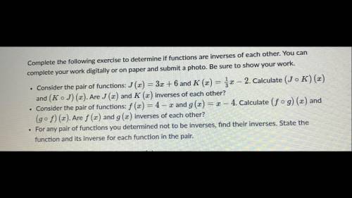 Proving functions are inverses of each other: are these inverses of each other band can you explain