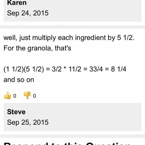Mixed Fractions/Improper Fractions

2. 3 cups of trail mix is about 1 pound. Brian mixed 1 1/4 cups
