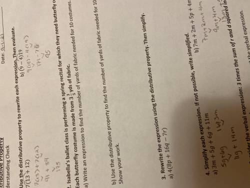 I need help on #2 part a and b