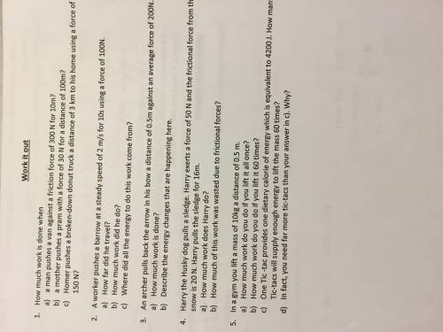 Help!! How do you do these Physics questions.