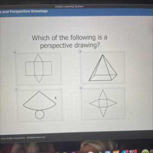 Which of the following is a perspective drawling