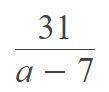 Ax-3=7(x+4) solve for x