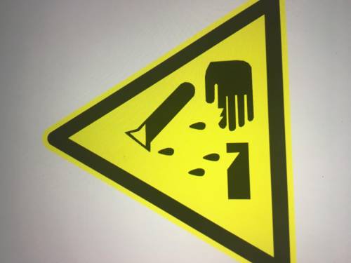 What hazard do you think this safety symbol represents?