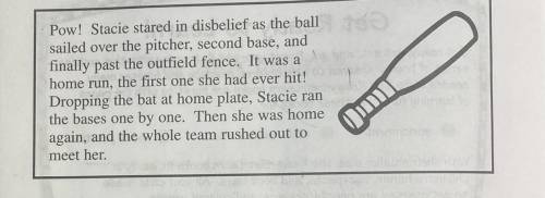 2. How often does Stacie hit home runs?